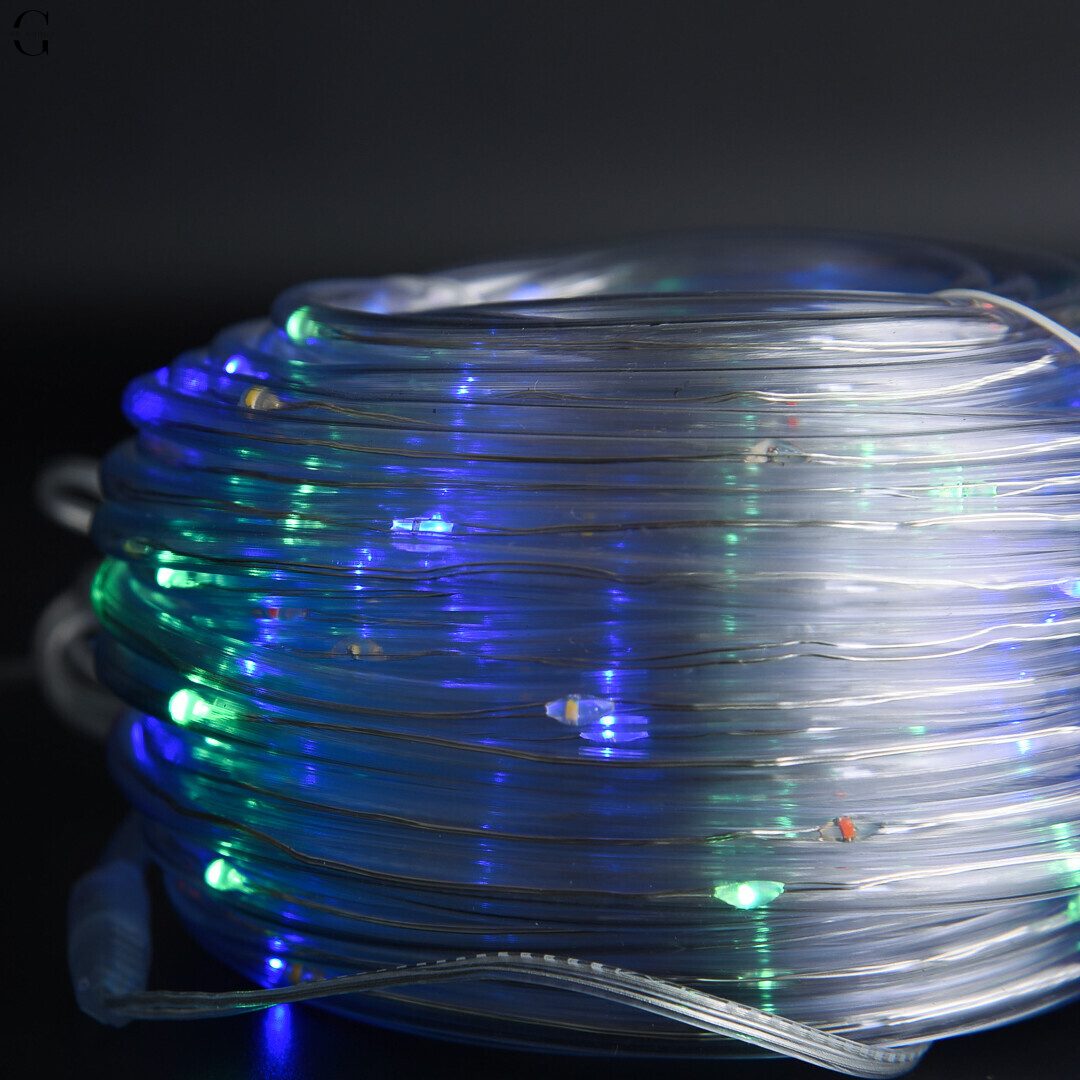 Светодиодная солнечная лента IP65 20 м/200 LED мультиколор желтый